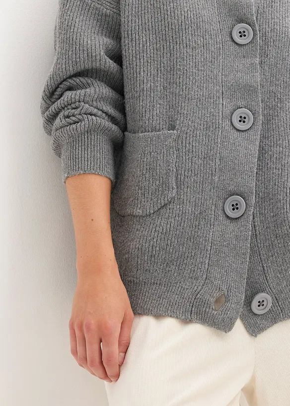 Gilet en maille oversize, bonprix