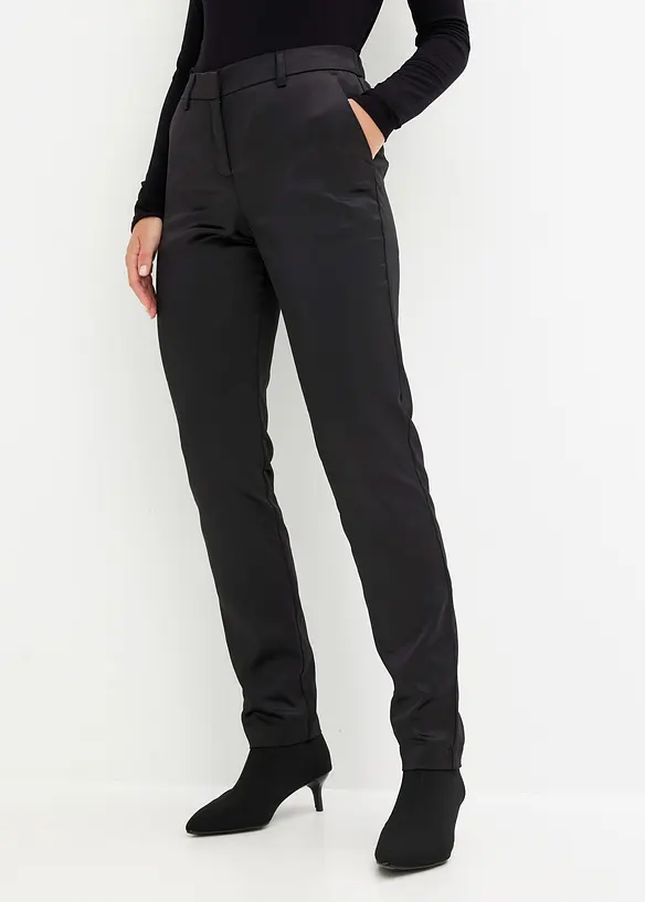 Pantalon de tailleur en satin, bonprix