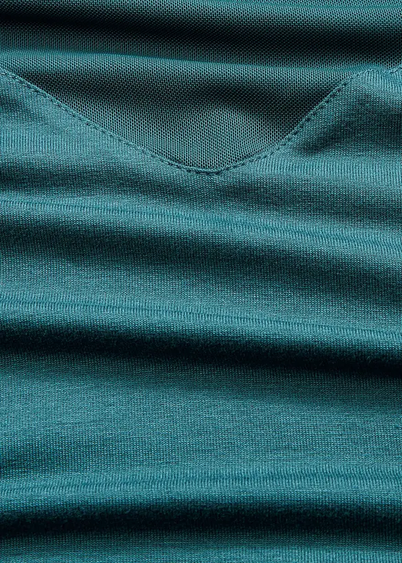 T-shirt manches longues avec mesh, bonprix