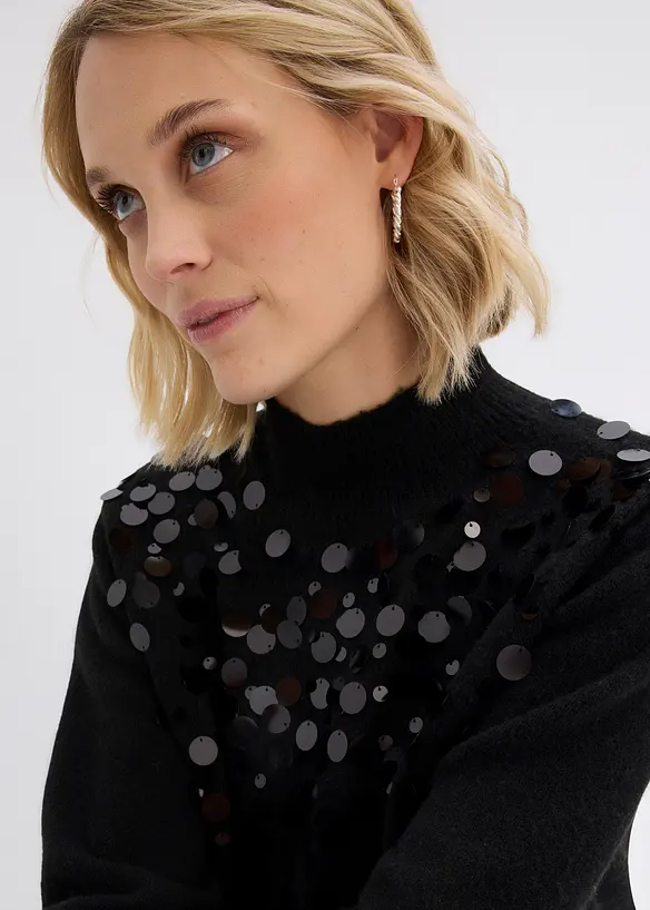 Pull &agrave; sequins, bonprix