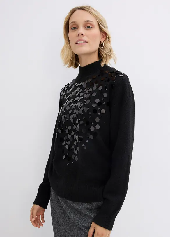 Pull &agrave; sequins, bonprix