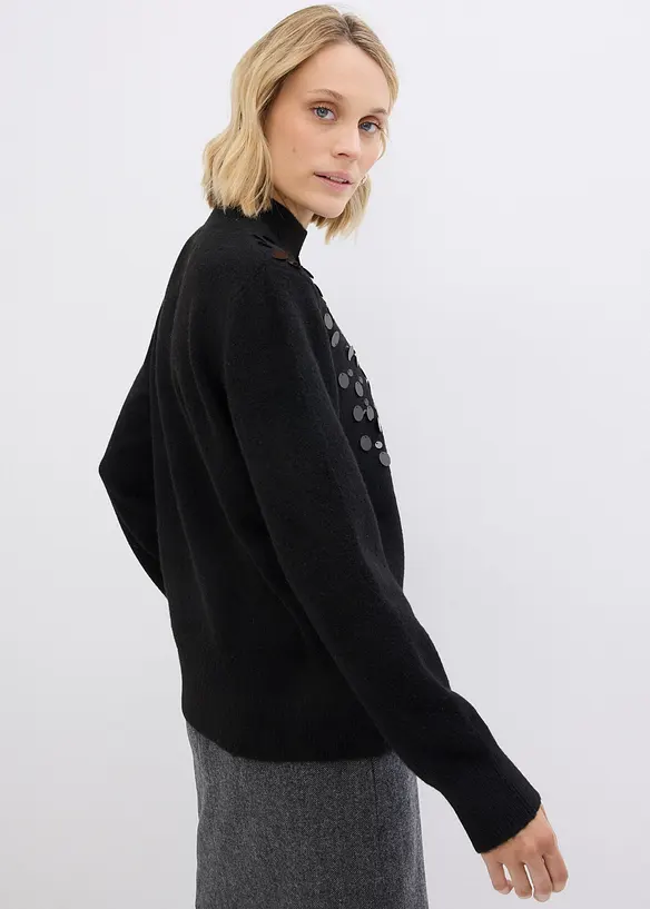 Pull &agrave; sequins, bonprix