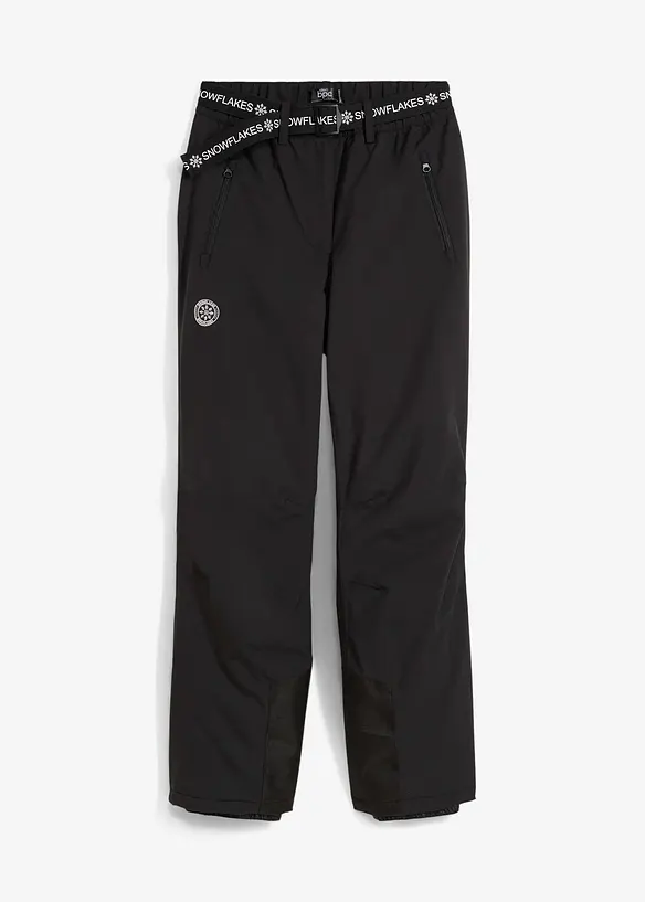 Pantalon chaud de ski avec doublure polaire, imperméable, bonprix