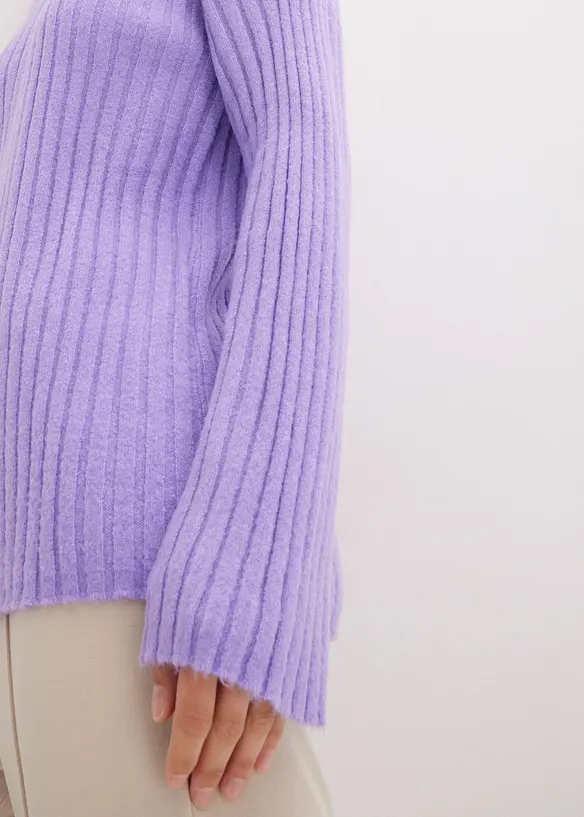 Pull oversize c&ocirc;tel&eacute;, bonprix