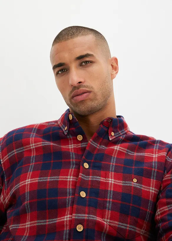 Chemise en flanelle avec doublure polaire, bonprix