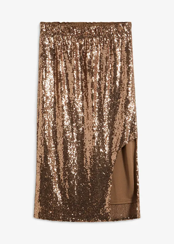 Jupe &agrave; sequins, bonprix