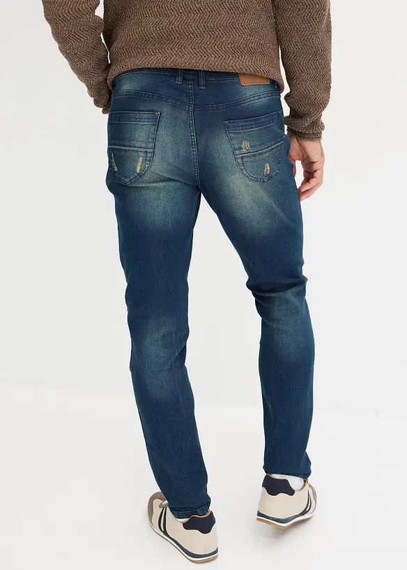 Jean slim extensible et léger, droit, bonprix
