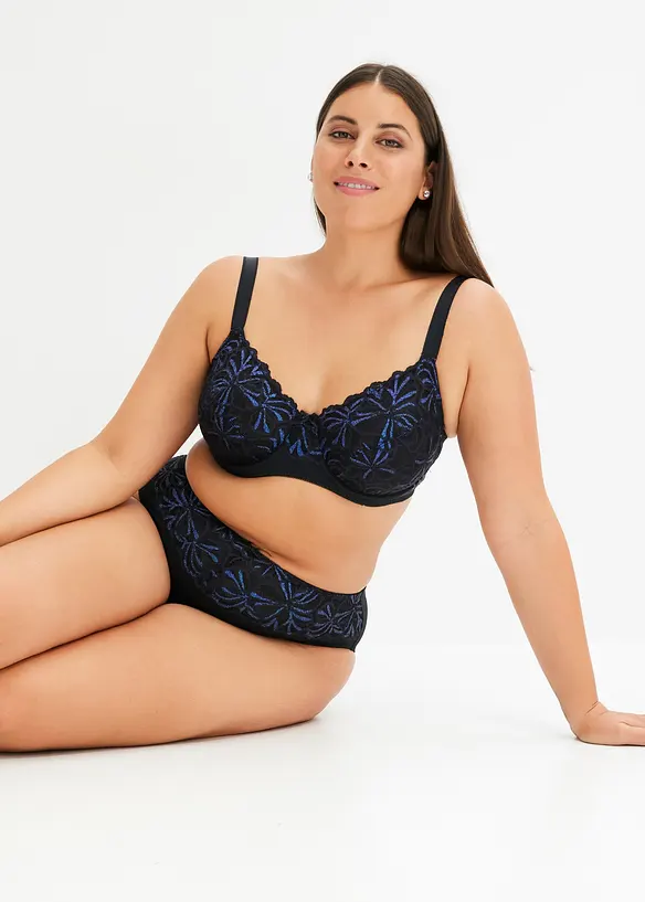 Soutien-gorge minimiseur &agrave; fil brillant multicolore, bonprix