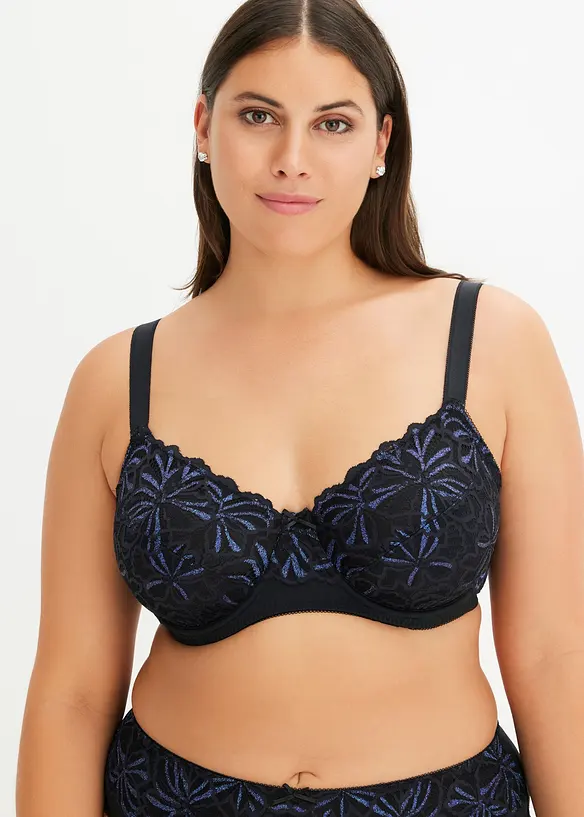 Soutien-gorge minimiseur &agrave; fil brillant multicolore, bonprix