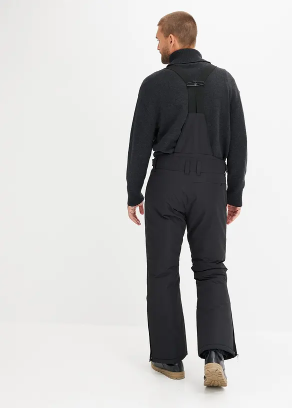 Pantalon chaud et imperméable à bretelles, bonprix