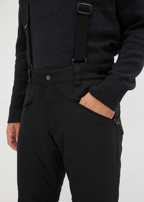 Pantalon chaud et imperméable à bretelles, bonprix