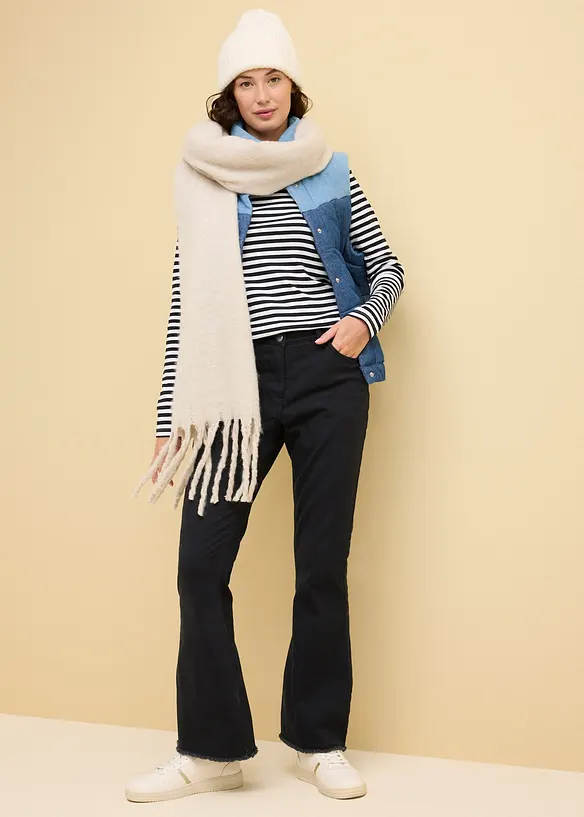 T-shirt manches longues 100% coton, bonprix