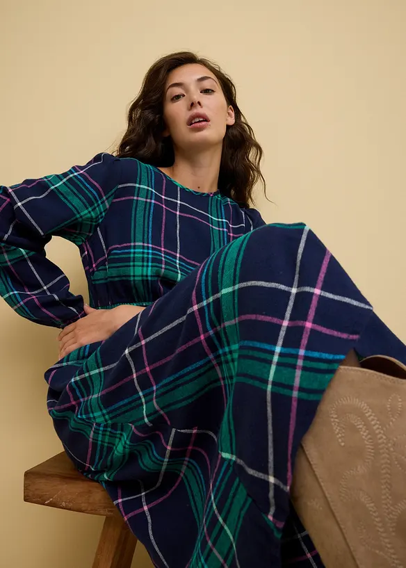 Robe en flanelle 100% coton, bonprix