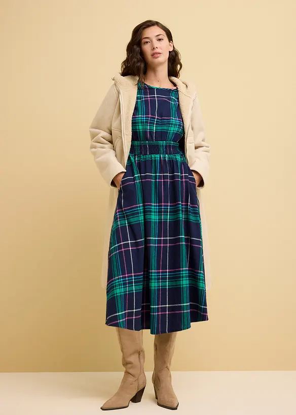 Robe en flanelle 100% coton, bonprix