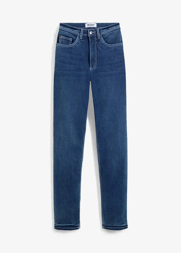 Jean chaud droit, taille haute, bonprix