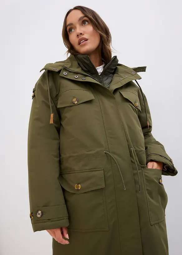 Manteau d&rsquo;hiver, style 2-en-1, bonprix