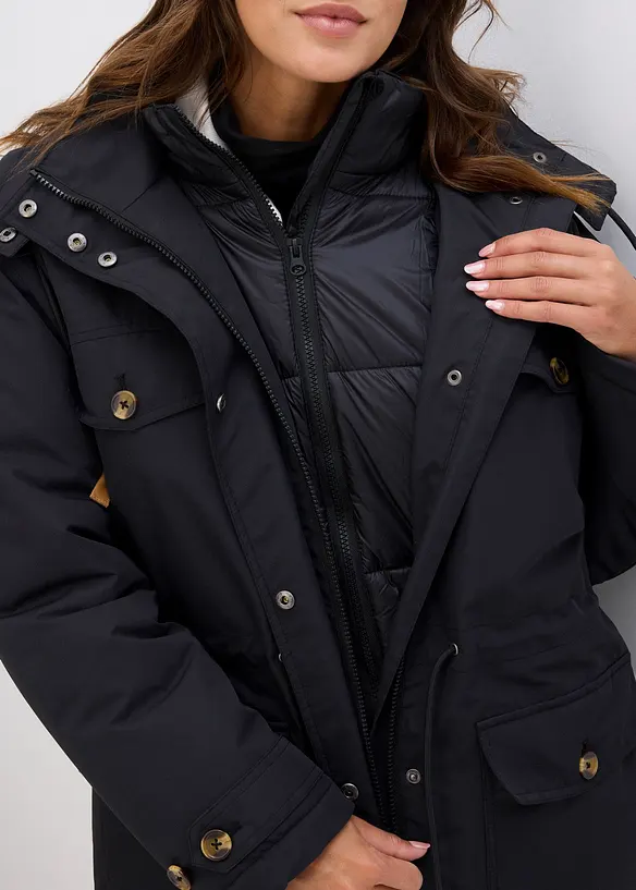 Manteau d&rsquo;hiver, style 2-en-1, bonprix