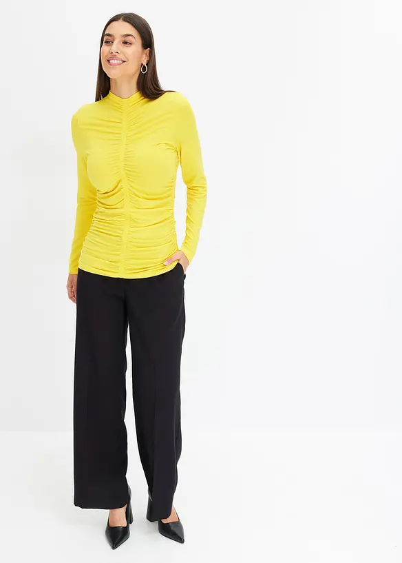 T-shirt froncé, bonprix