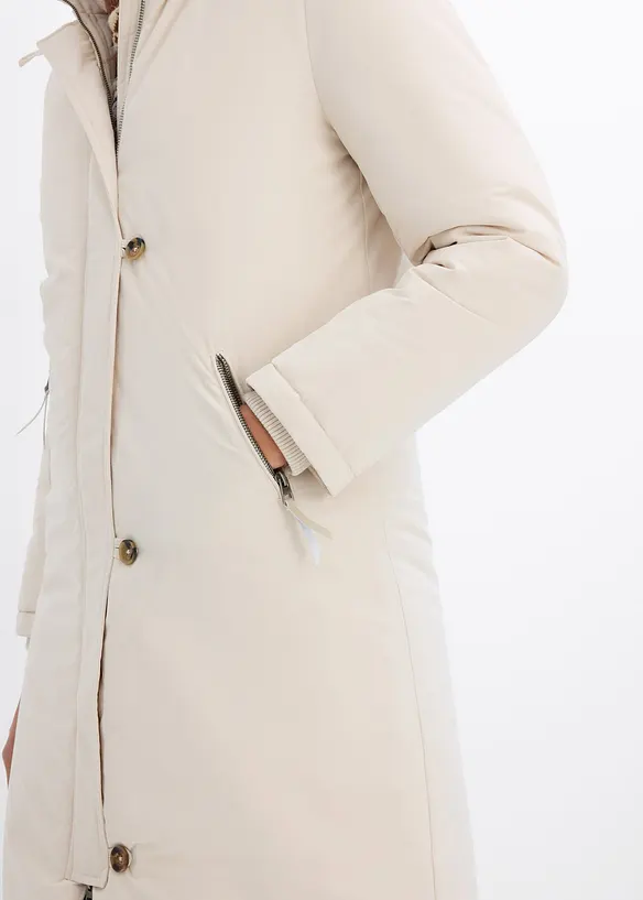 Manteau d’hiver avec doublure capuche en polaire peluche, bonprix