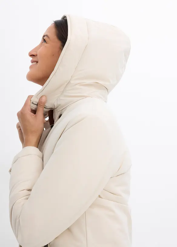 Manteau d’hiver avec doublure capuche en polaire peluche, bonprix