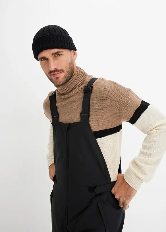 Pantalon de ski imperméable à bretelles, bonprix