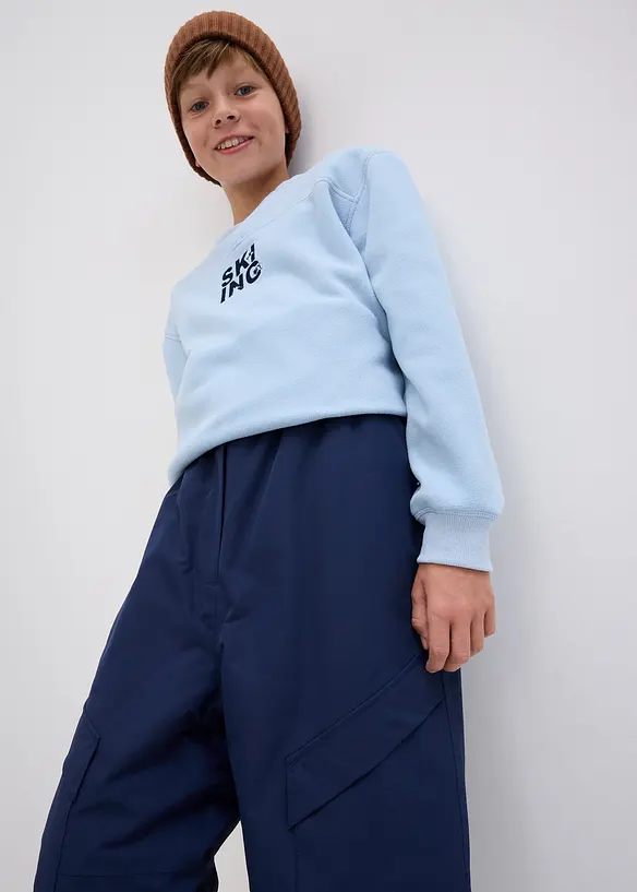 Pantalon cargo de ski imperméable et chaudement doublé, bonprix