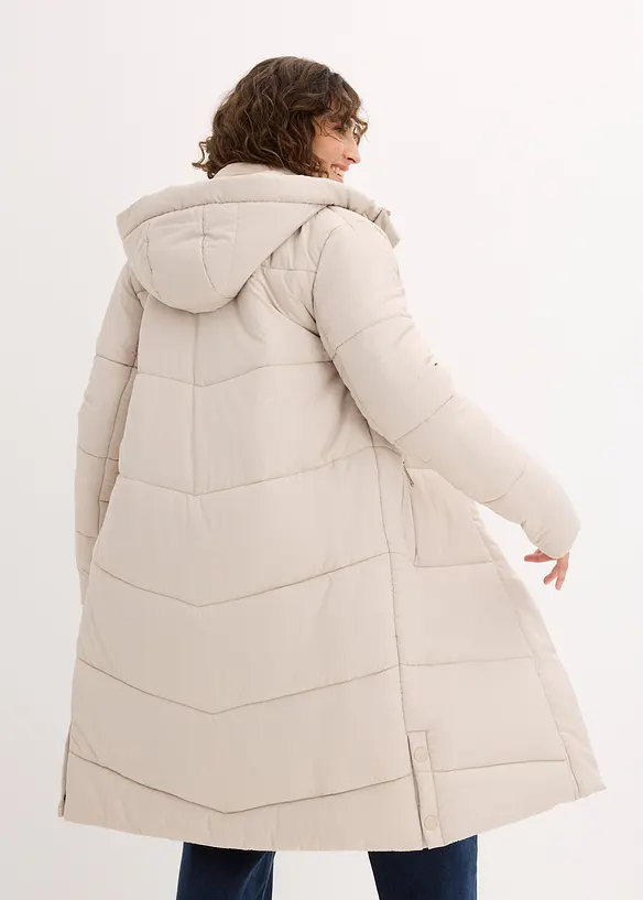 Doudoune avec capuche doublée sherpa, bonprix