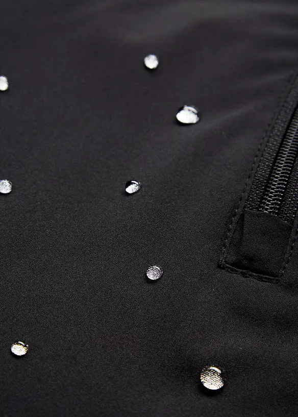 Pantalon de ski thermo fonctionnel coupe haute avec taille confortable, étanche, Straight, bonprix