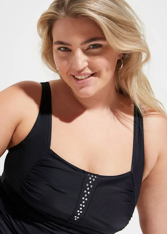 Maillot 1 pièce sculptant, maintien modéré, bonprix