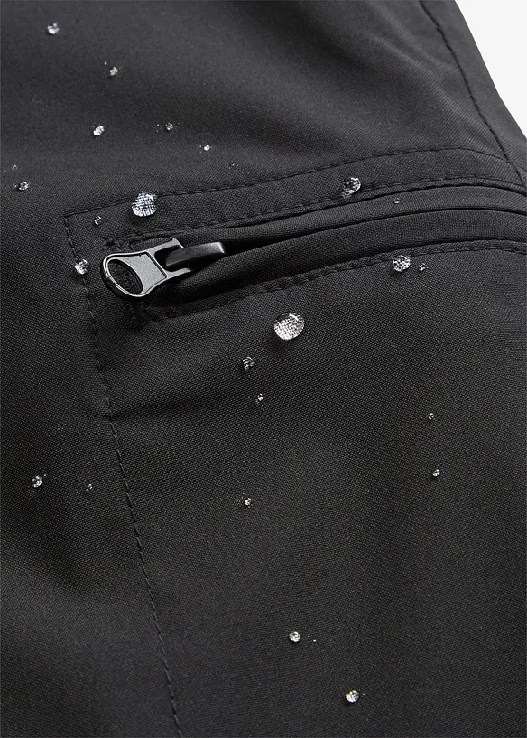 Pantalon fonctionnel à doublure polaire et poches, imperméable, bonprix