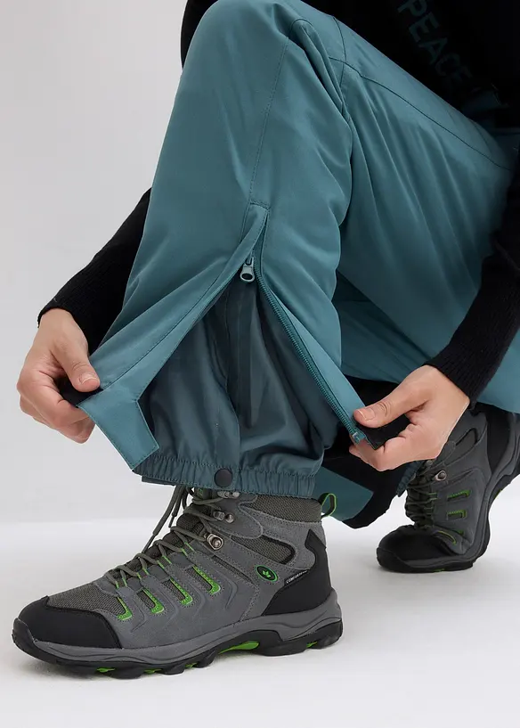 Pantalon de ski thermique imperméable avec bretelles amovibles, bonprix