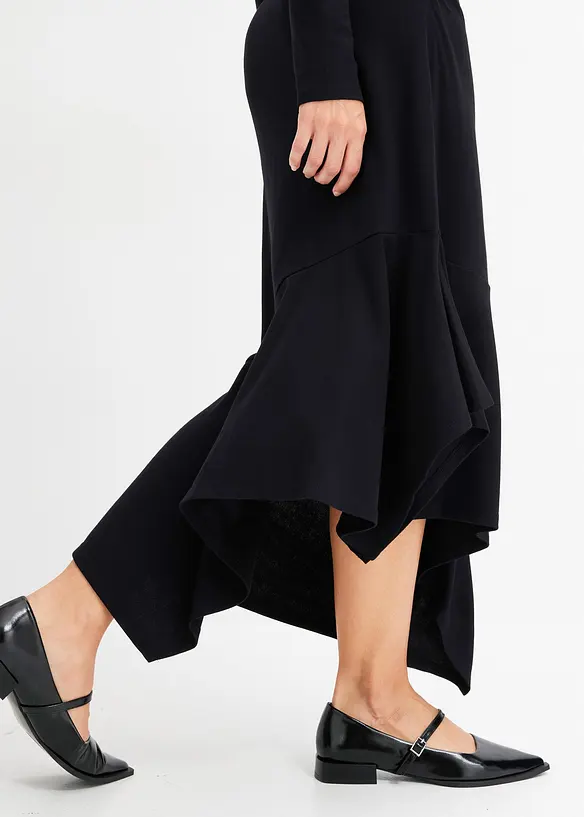 Robe en jersey à base asymétrique, bonprix
