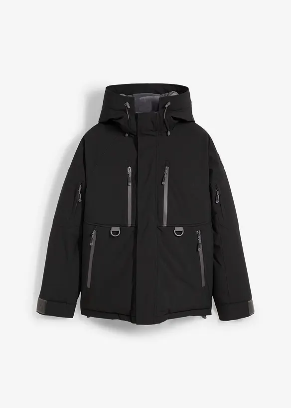 Veste de ski imperméable avec pare-neige, bonprix