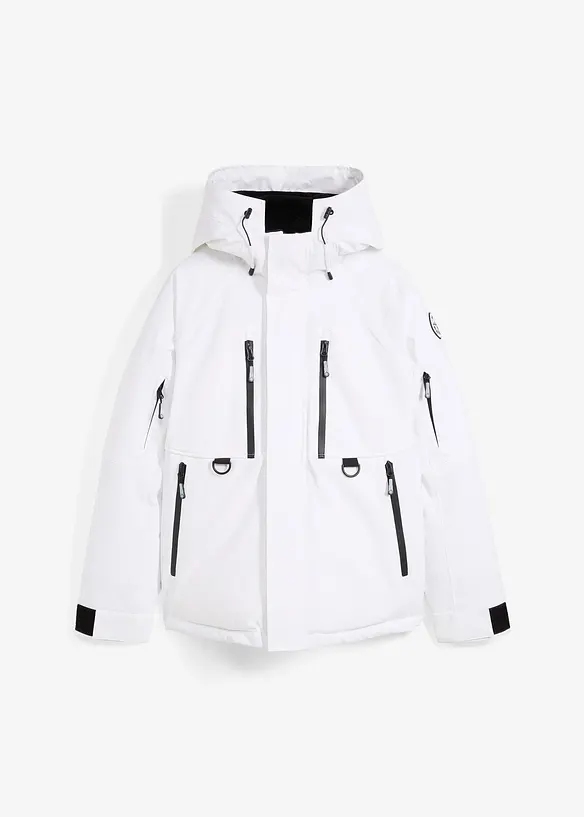 Veste de ski imperméable avec pare-neige, bonprix