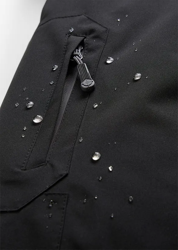 Veste de ski imperméable avec pare-neige, bonprix