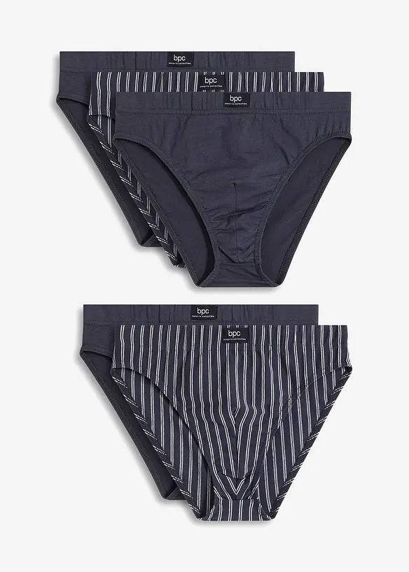 Lot de 5 slips coton, bonprix