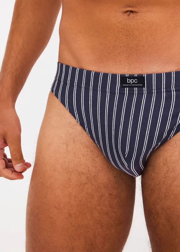 Lot de 5 slips coton, bonprix