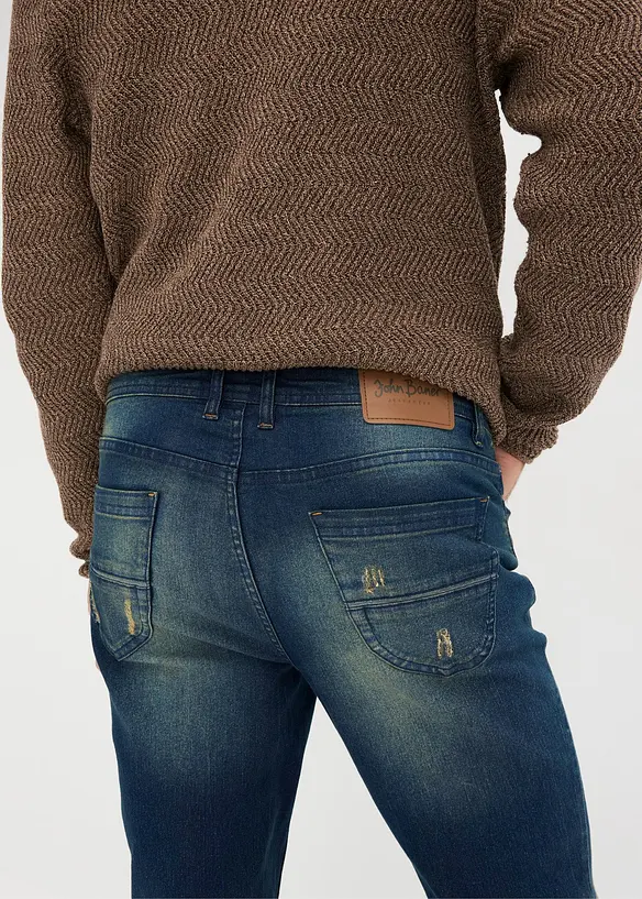 Jean slim extensible et léger, droit, bonprix