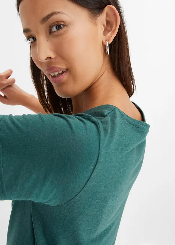 T-shirt en coton et viscose, bonprix