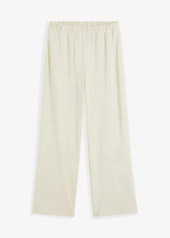 Pantalon velours côtelé à taille élastiquée, bonprix