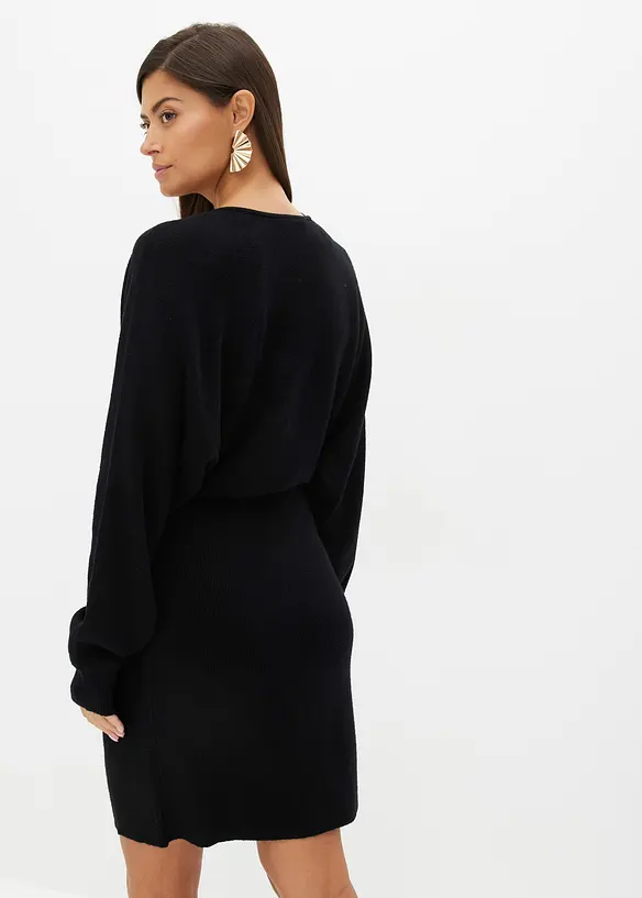 Robe en maille de viscose mélangée, bonprix