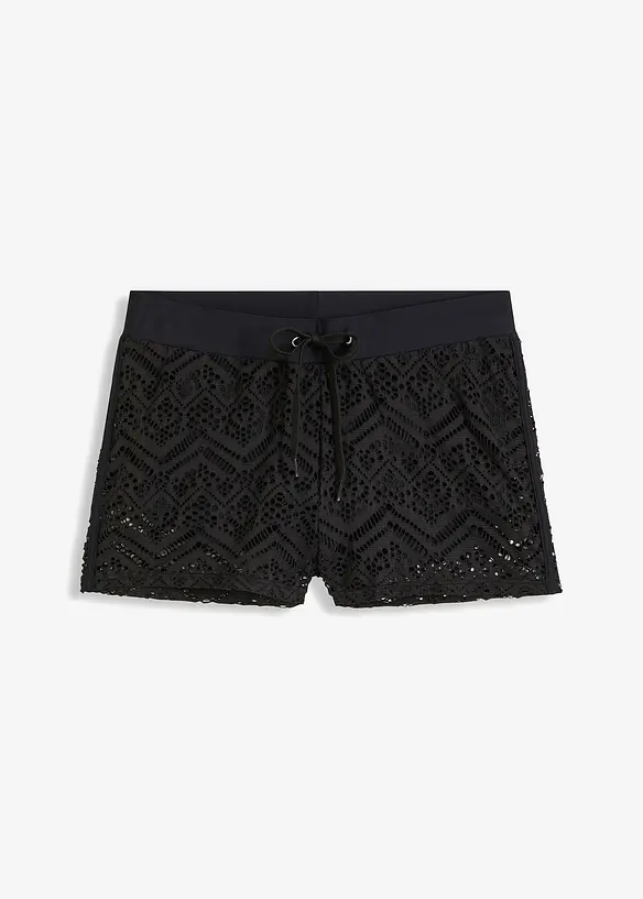 Short de bain en dentelle, bonprix