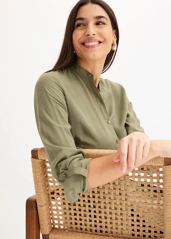 Chemisier long en viscose, bonprix