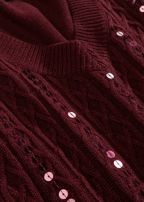 Pull &agrave; sequins, bonprix