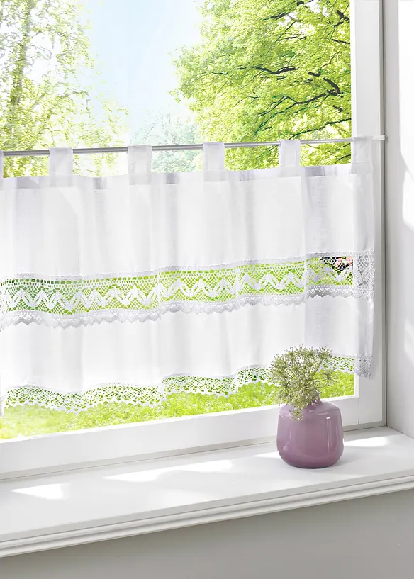 Brise-bise à bordure au crochet, bonprix