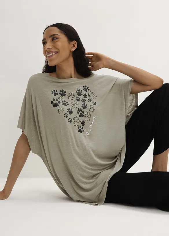 T-shirt en viscose fluide, bonprix