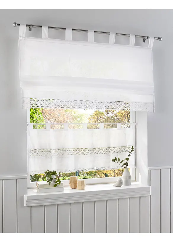 Brise-bise à bordure au crochet, bonprix