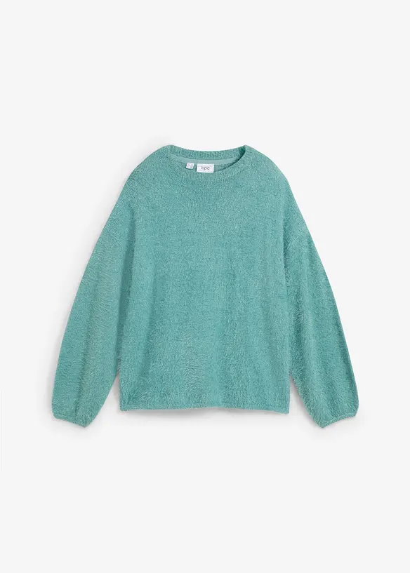 Pull en fil duveteux, bonprix
