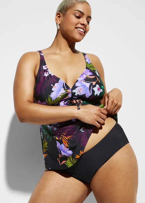 Tankini à col V (ens. 2 pces), bonprix