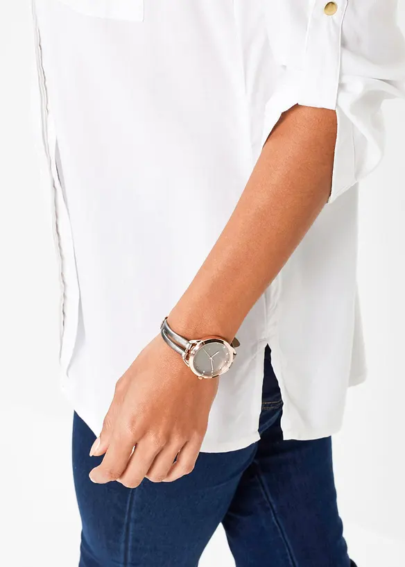 Blouse en viscose fluide, bonprix